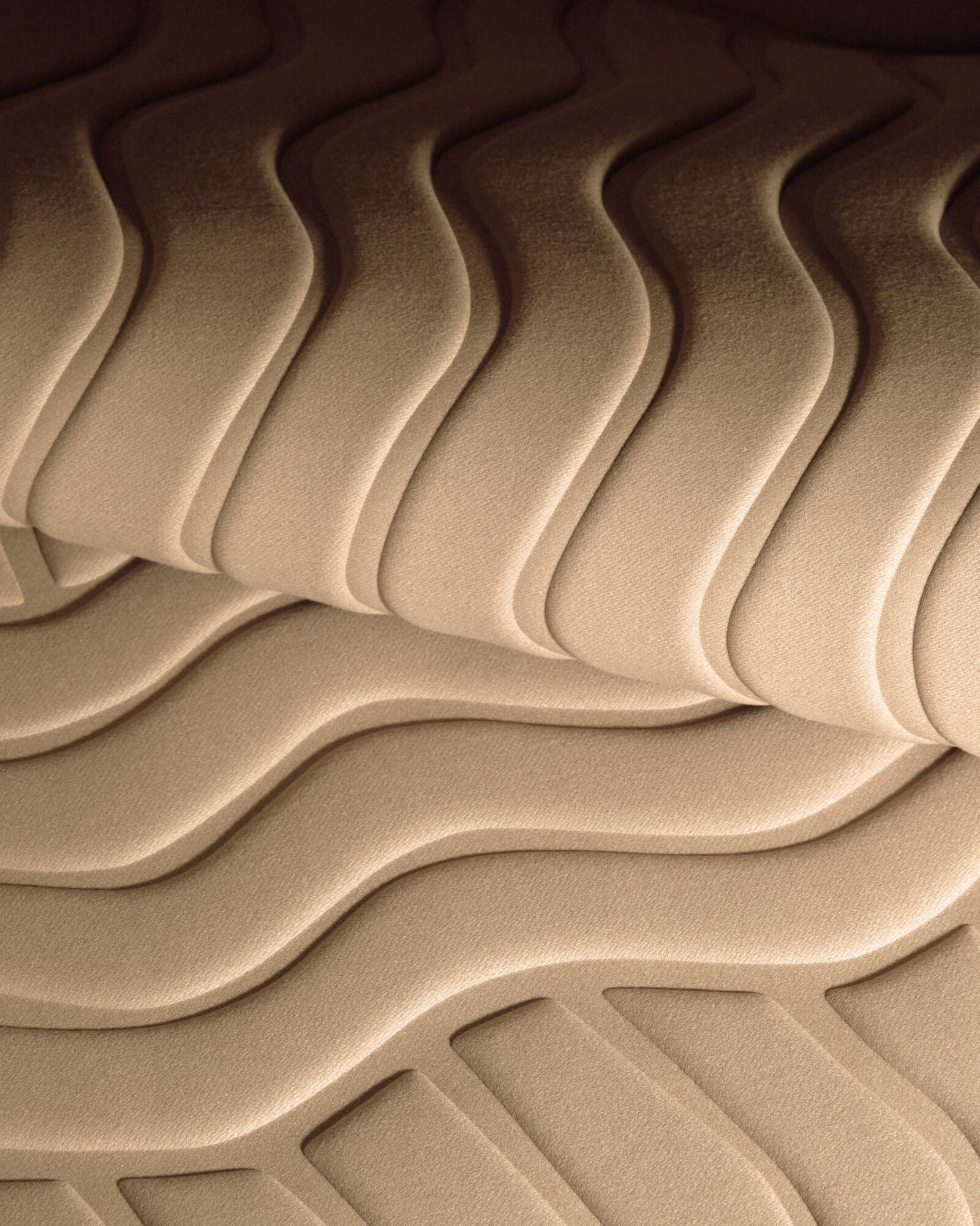 Шерстяная настенная ткань Élitis Forms ARCH-00061858 - Вид №7