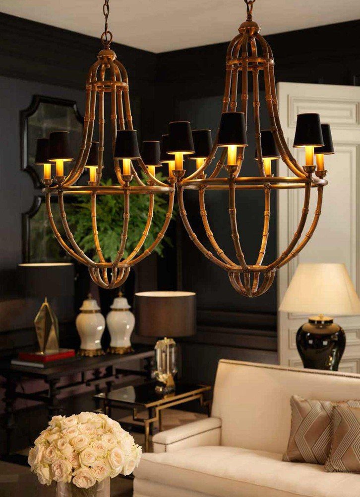 Люстра Moreaux S от Eichholtz латунь 110224 EICHHOLTZ ДИЗАЙНЕРСКИЕ, EICHHOLTZ 061608 Латунь  - Вид №2