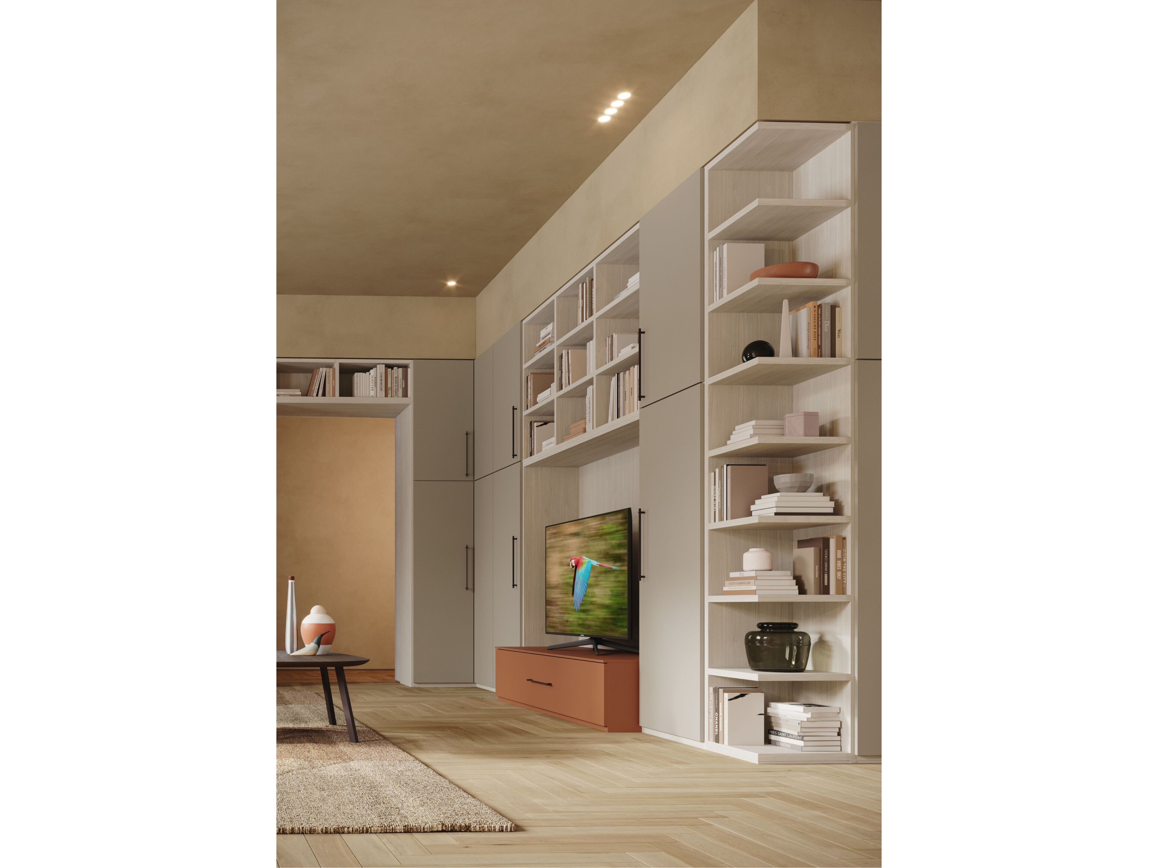 Книжный шкаф с угловым днем Giessegi день за днем ARCH-00105100 - Вид №3