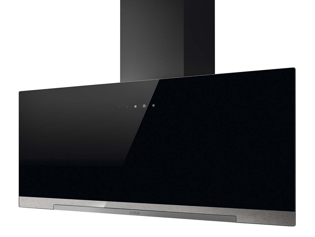 9061652 Вытяжка наклонная Elica APLOMB-RS BL/A/90 черный/серебристый STDN-0111867