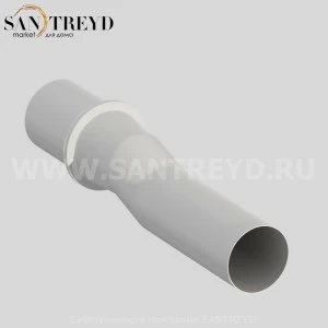 VA028 Эксцентриковая труба для подвод воды см белая Globo ACCESSORIES Италия