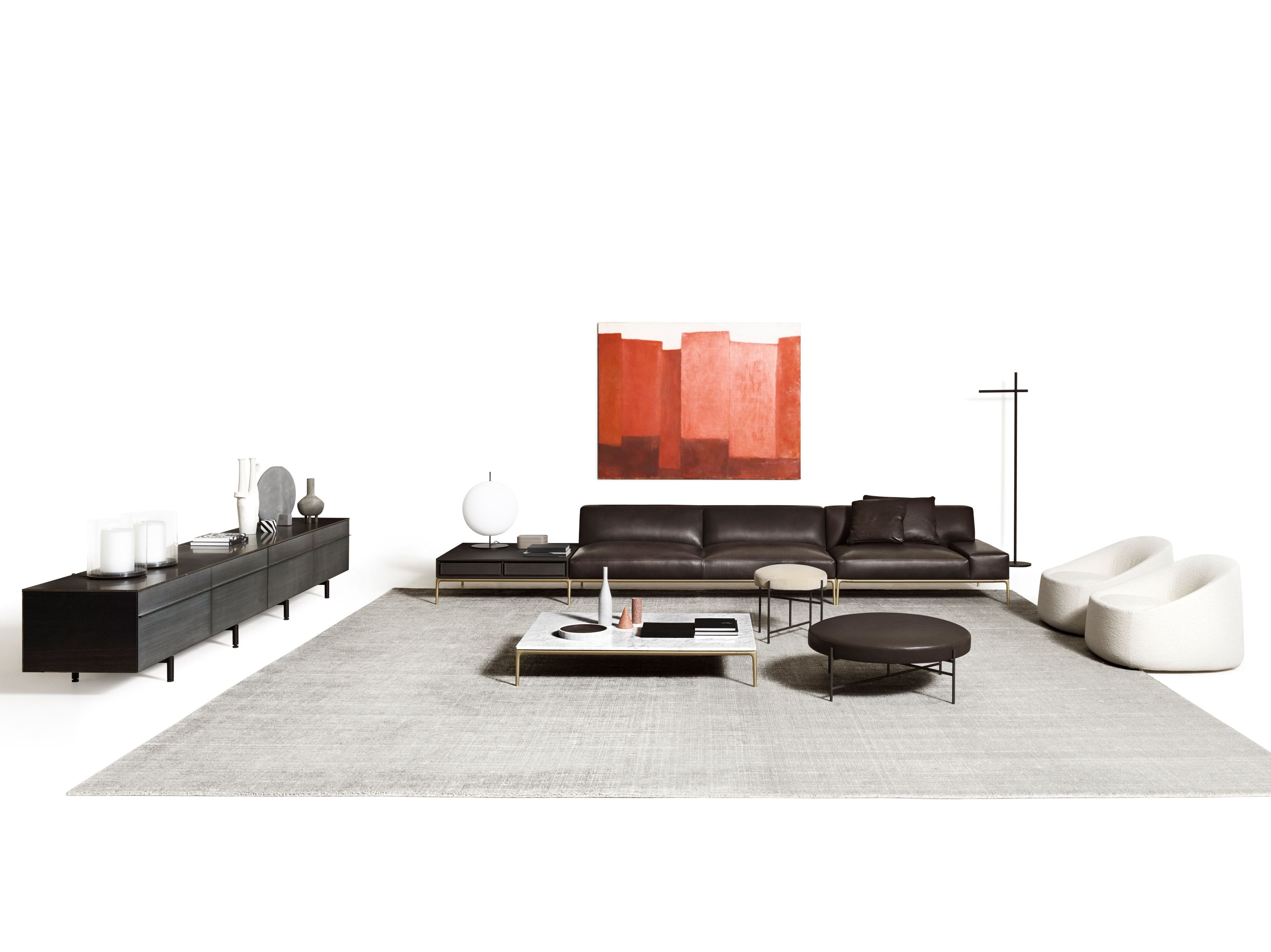 Кожаное вращающееся кресло DE PADOVA Ripamonti ARCH-00003079 - Вид №4