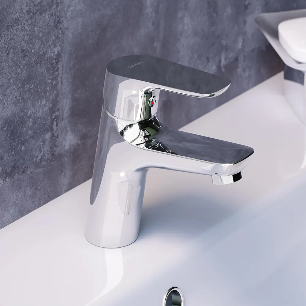 Смеситель для раковины Damixa Origin Bit однорычажный цвет хром STLM-2078321 - Вид №4