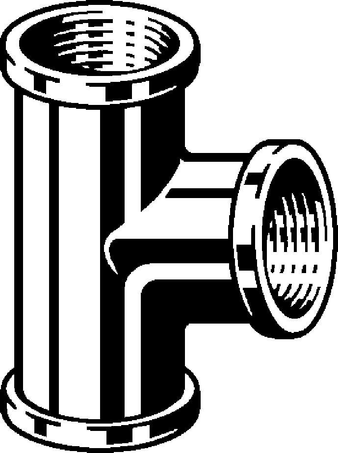 106 898 Модель 1622 Трубопроводные системы  Латунные резьбовые фитинги  Тройники, муфты Santreyd  - Вид №1