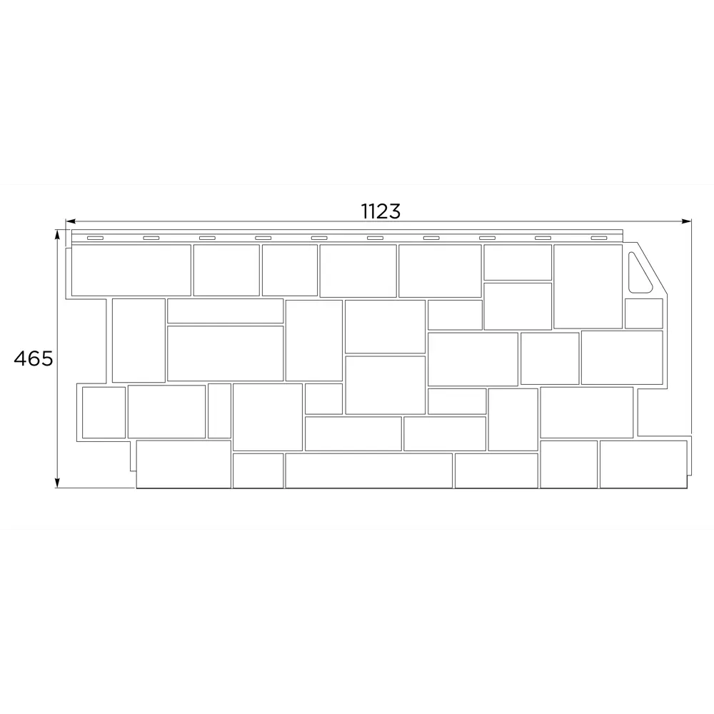 Фасадная панель FineBer «Дикий камень» для отделки фасадов 18562546 STLM-0011419 - Вид №3