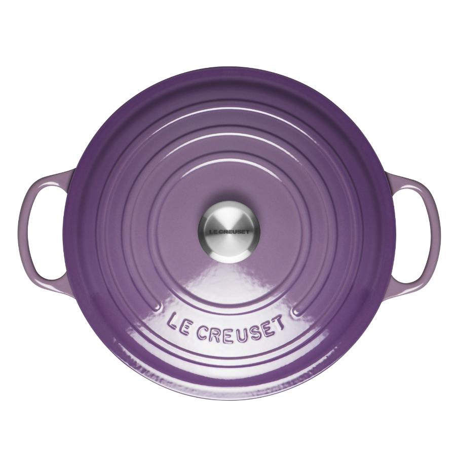Кастрюля чугунная Le Creuset, Ø24 см, фиолетовая 21177247222430 - Вид №12