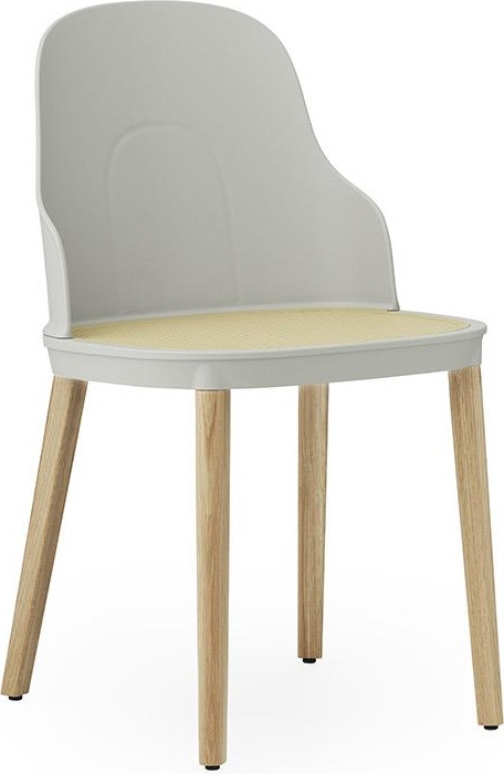 304058 Стул Molded Wicker, Warm grey / Oak Normann Copenhagen Allez 