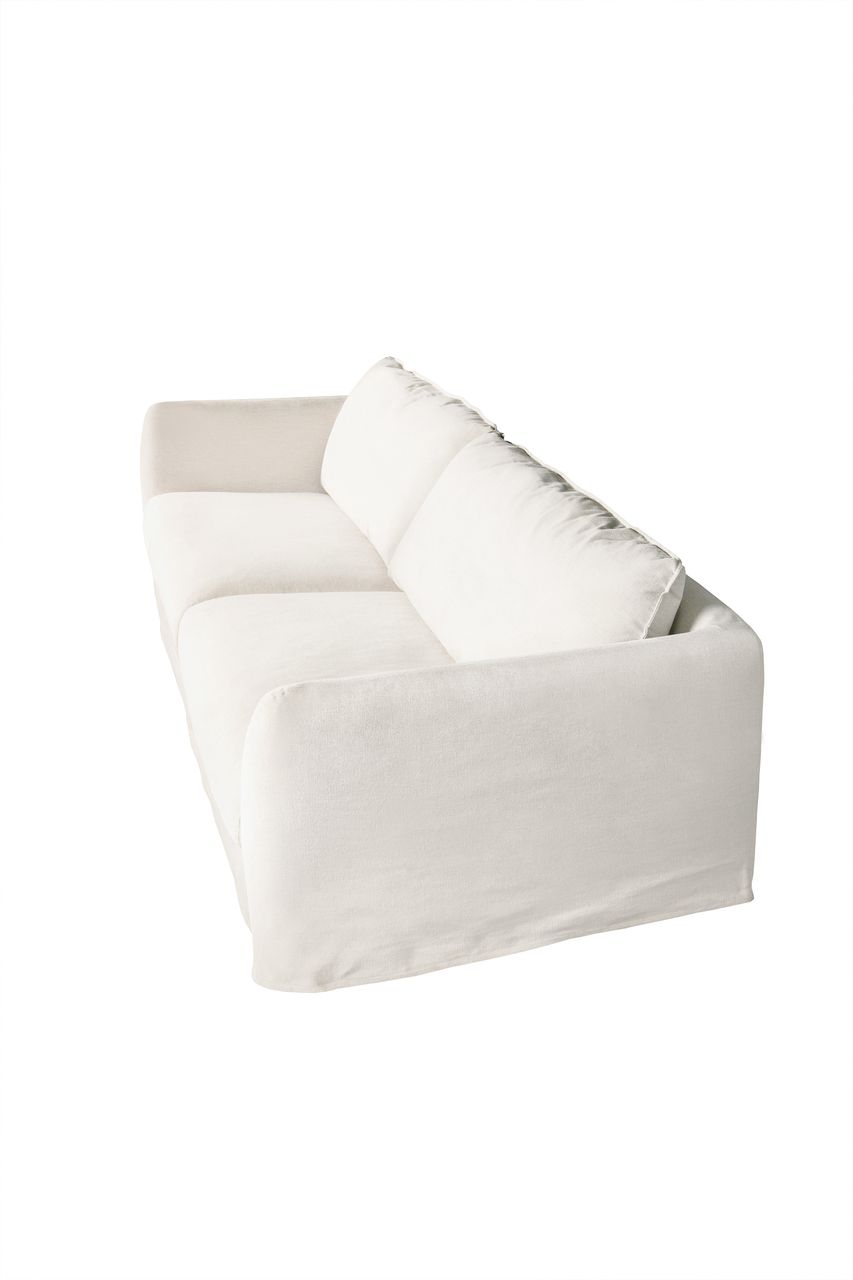 Диван Viktoria прямой белый со съемный чехлом SITS VIKTORIA 192409 Белый  - Вид №4