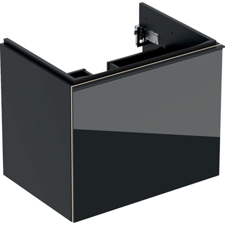 500.611.JL.2 Шкафчик для раковины Geberit Acanto, с одним выдвижным ящиком, одним внутренним выдвижным ящиком и сифоном Geberit  - Вид №11