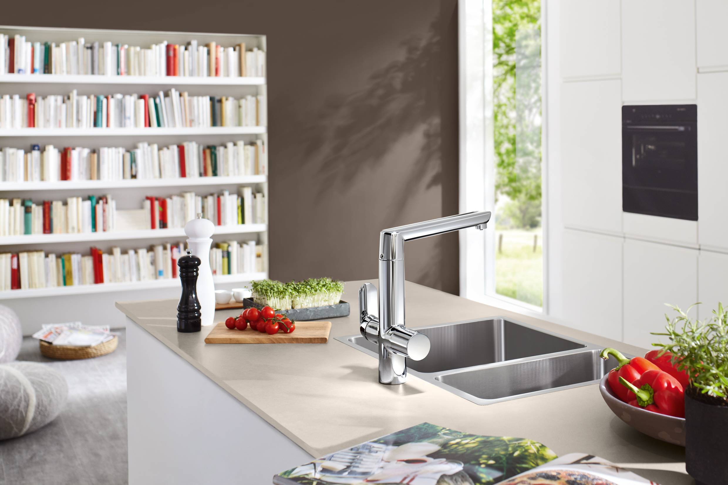 31344001 Комплект со смесителем для кухни Grohe BLUE - Вид №1