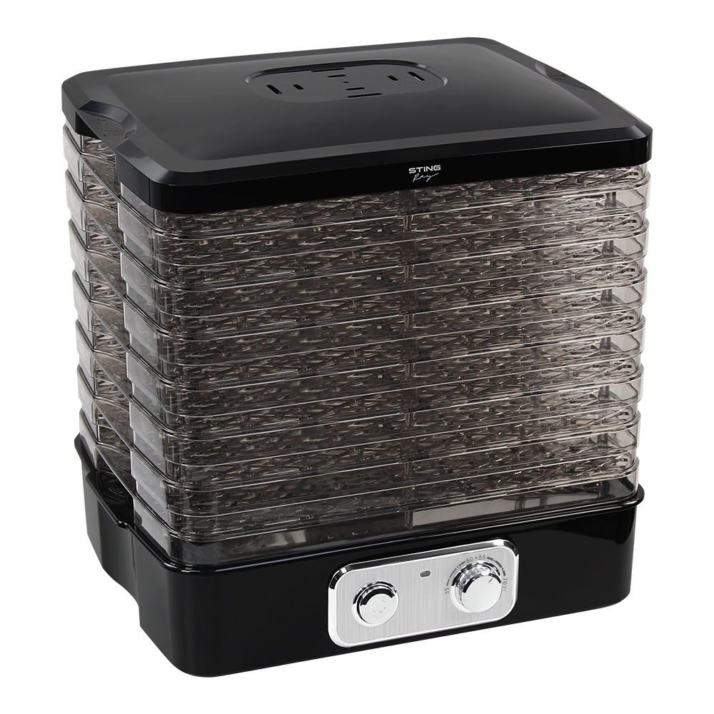 9148524 Сушилка для овощей и фруктов Stingray ST-FD718B черный STDN-0096046 - Вид №4
