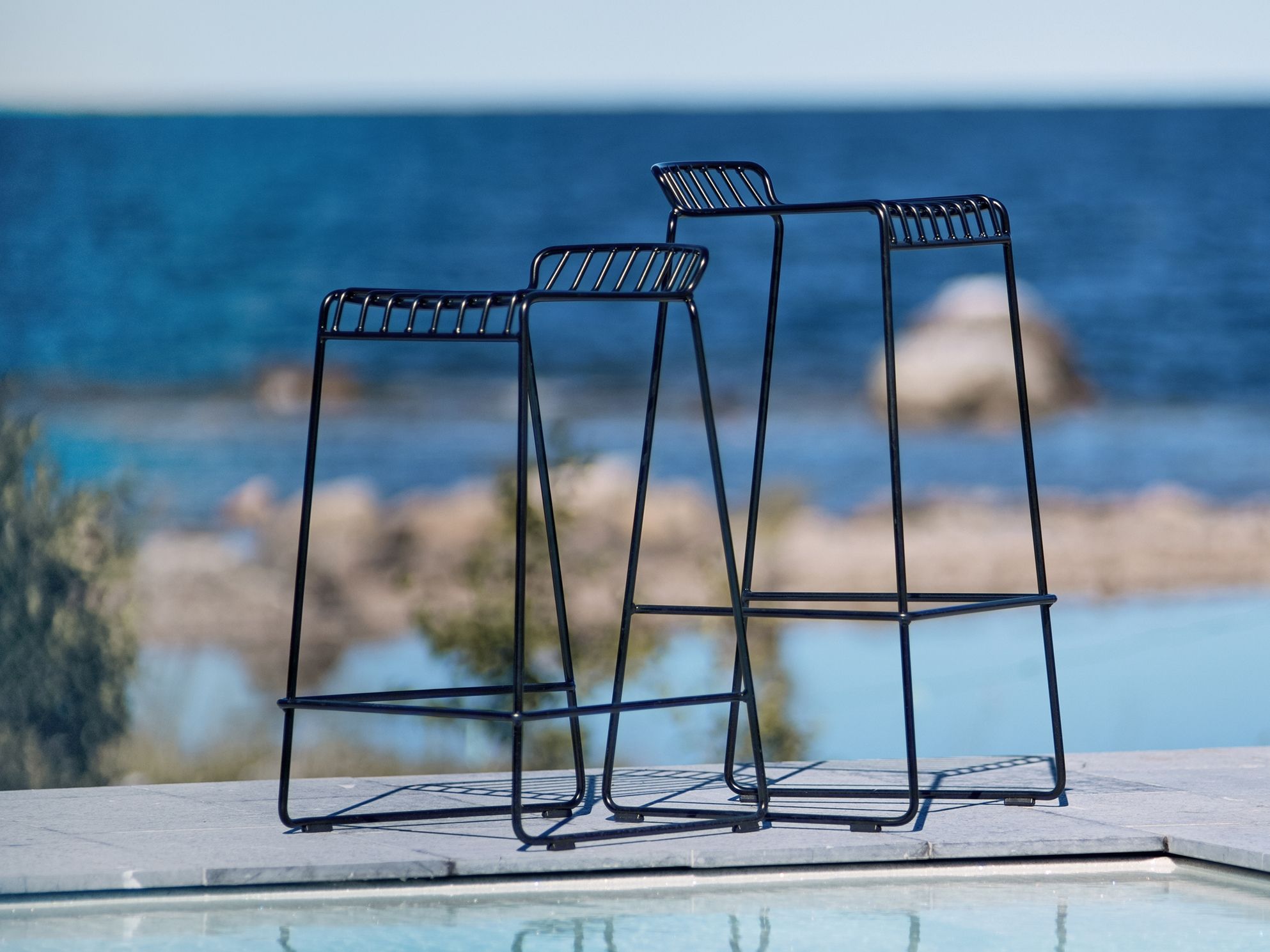 Стальной табурет с подставкой для ног Skargaarden Resö ARCH-00137019 - Вид №1