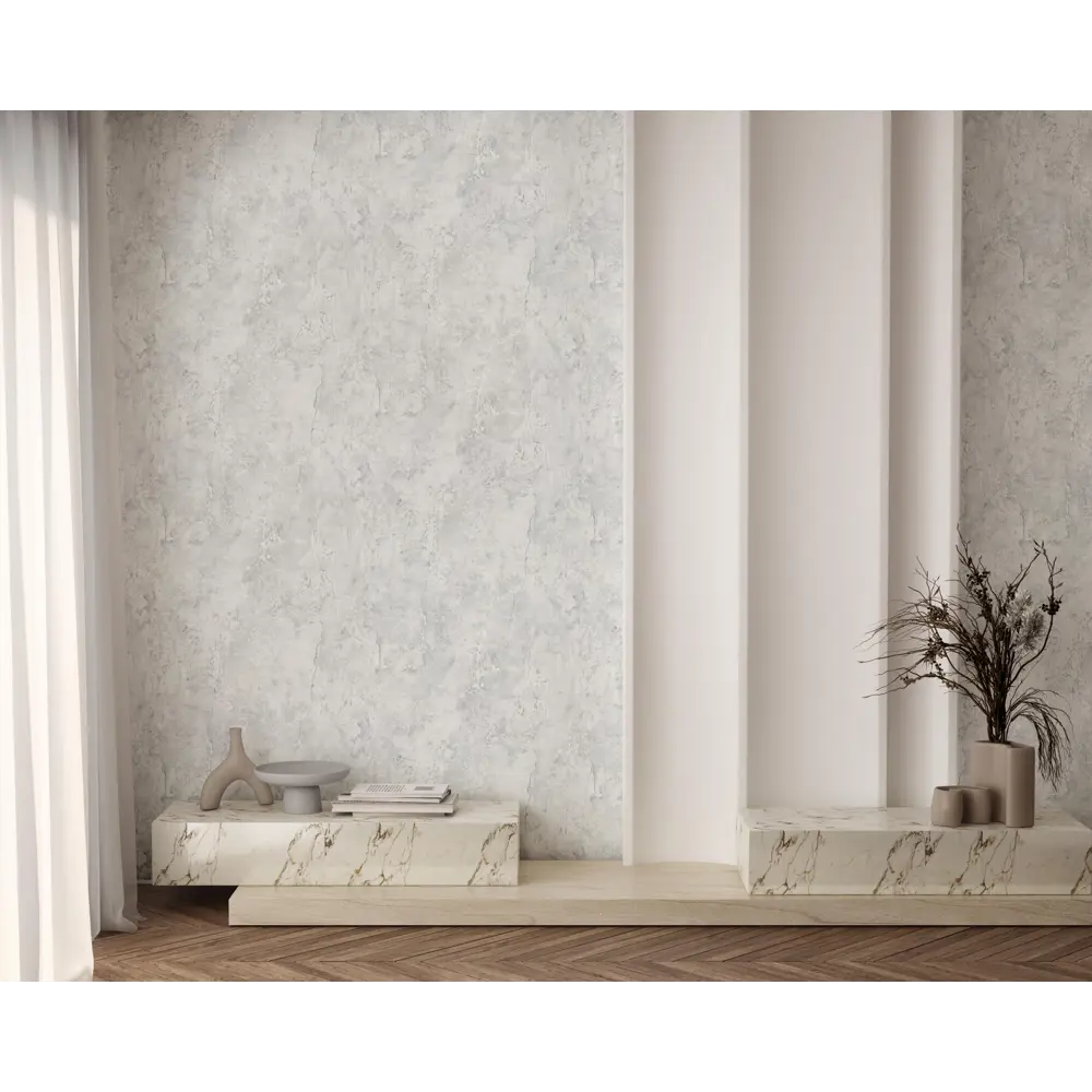 Флизелиновые обои АРТЕКС Орион: серые стены для гармоничного интерьера 89385526 STLM-1422781 - Вид №3