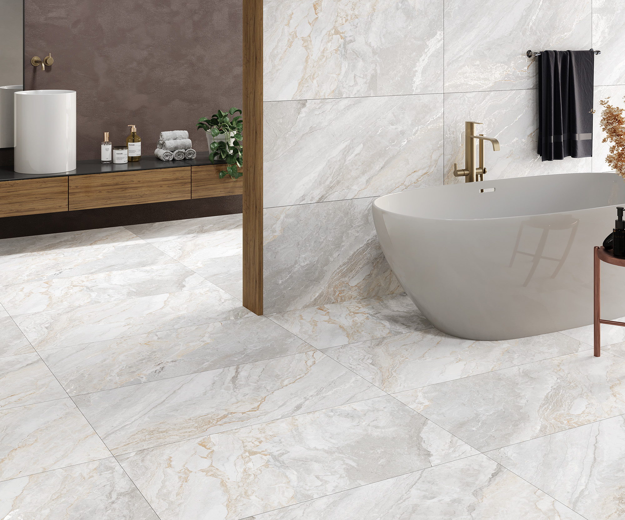 Керамогранит TRIVOLA BIANCO 60х120 Arcadia Ceramica CR4016-A