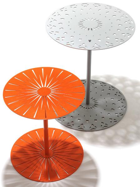 Nola Industrier Садовый столик круглый из стали Cake/sun/dot sun-id-1489970 - Вид №2