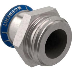 31731 Переходник Geberit Mapress из нержавеющей стали, с наружной резьбой G Geberit