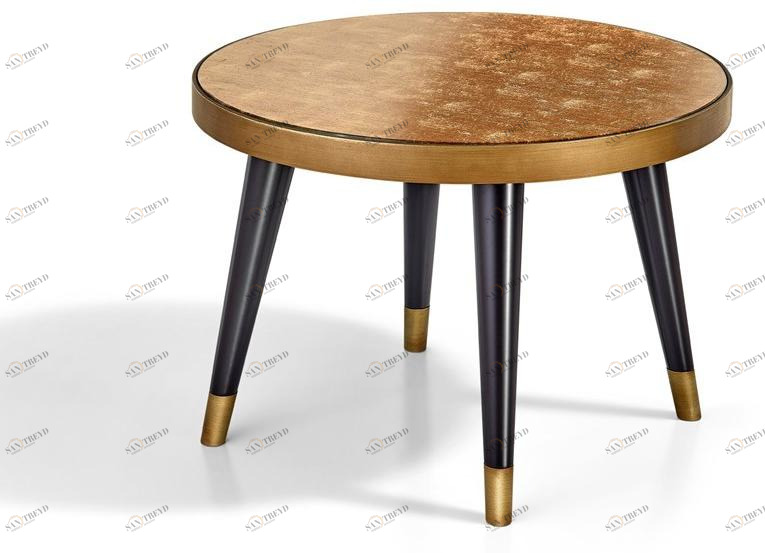 Sicis Круглый сервисный столик из зеркального стекла Peggy sun-id-1358393