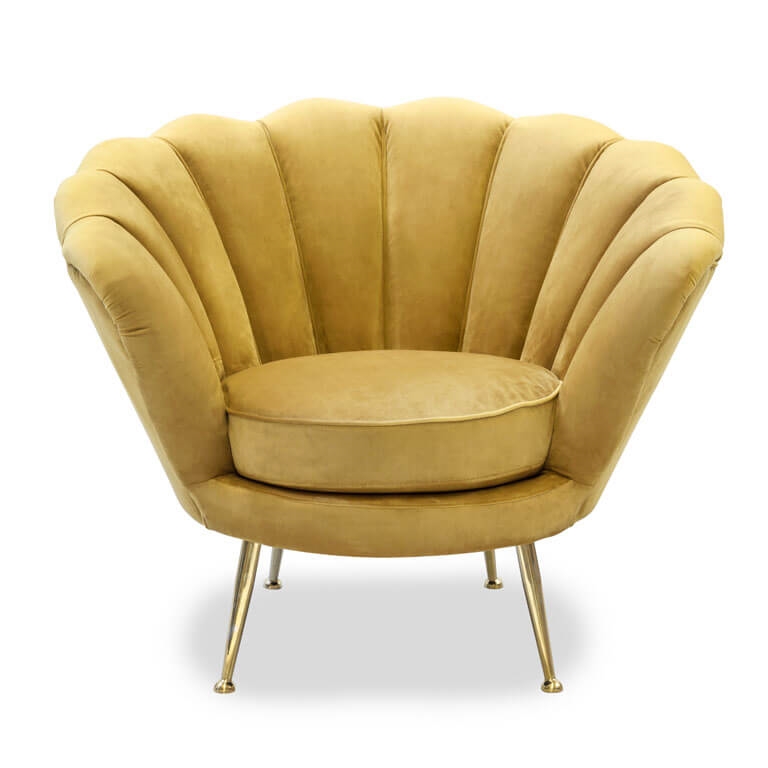 700424-21 ABHIKA КРЕСЛО КАТИ DARK YELLOW  - Вид №2