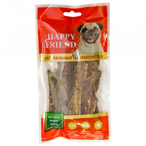 ПР0048358 Лакомство для собак Легкое говяжье для мелких пород 30г HAPPY FRIEND