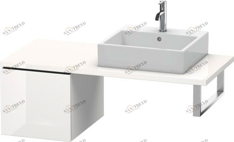 LC583108585 L-Cube Шкафчик для консоли Белый глянцевый лак Duravit