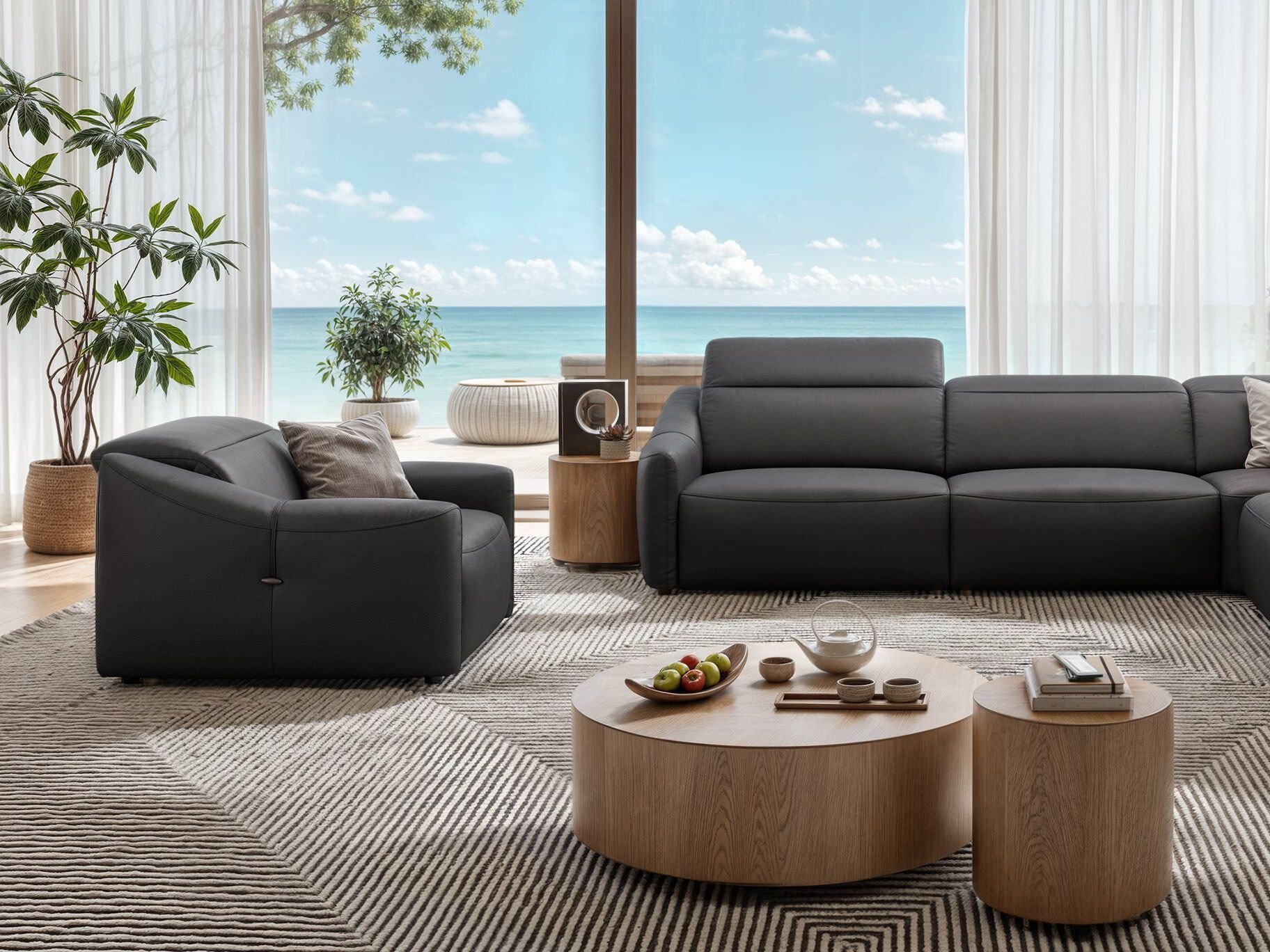 Кожаное кресло с подлокотниками Sofanella Самоа ARCH-00134261 - Вид №3