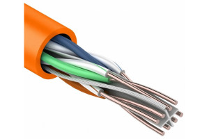 16312560 Кабель LAN PRO UTP4-CAT5e LSZH 305 м, оранжевый MP U4LSZH305R_PROMP CADENA
