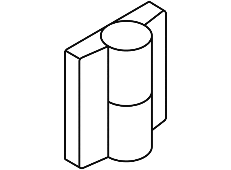 B9505.50R ремешок на винтах HEWI System 111 | Polyamid  - Вид №19