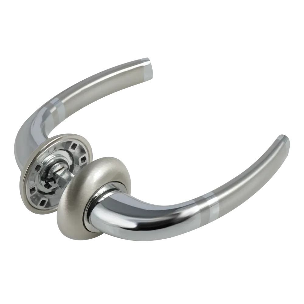 Дверные ручки Edson для межкомнатных дверей в стиле никель 85168564 STLM-0059339