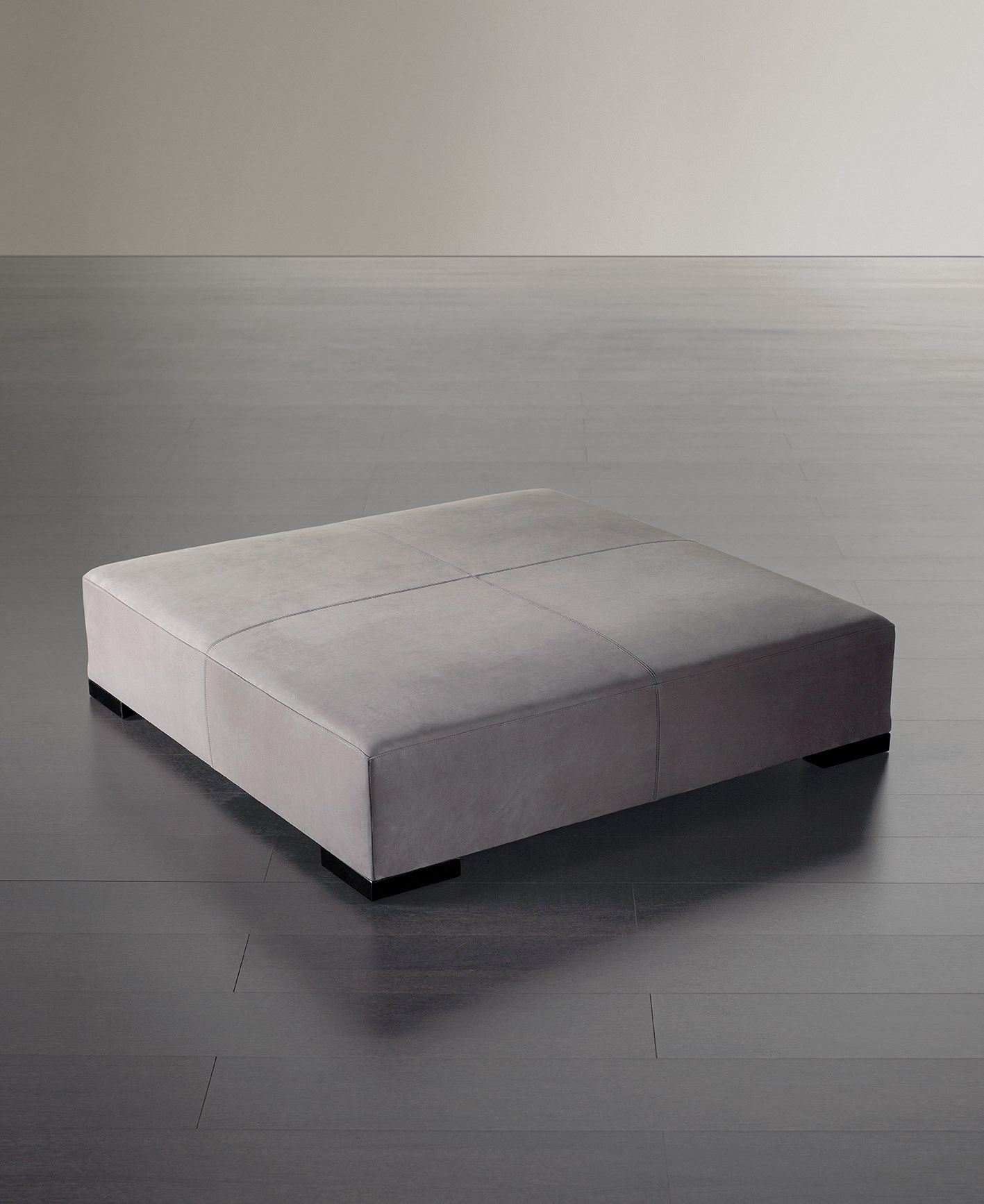 Кожаный квадратный пуф Meridiani BRONS ARCH-00127944 - Вид №2