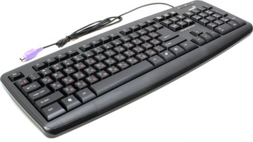 G-KB110X PS/2, 31300710104 Клавиатура kb-110x, ps/2, черный, colour box Genius Santreyd  - Вид №1