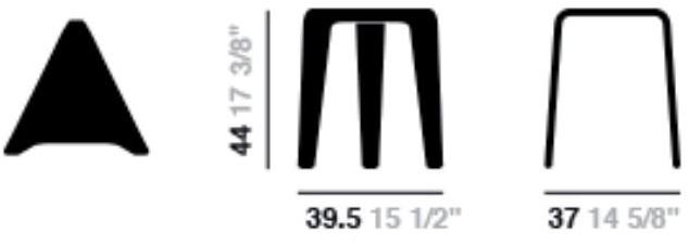 arper Низкий табурет из дуба Ply sun-id-1481640 - Вид №8