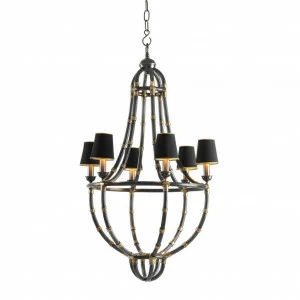 Люстра Moreaux L от Eichholtz бронза 110227 EICHHOLTZ ДИЗАЙНЕРСКИЕ, EICHHOLTZ 061605 Бронза