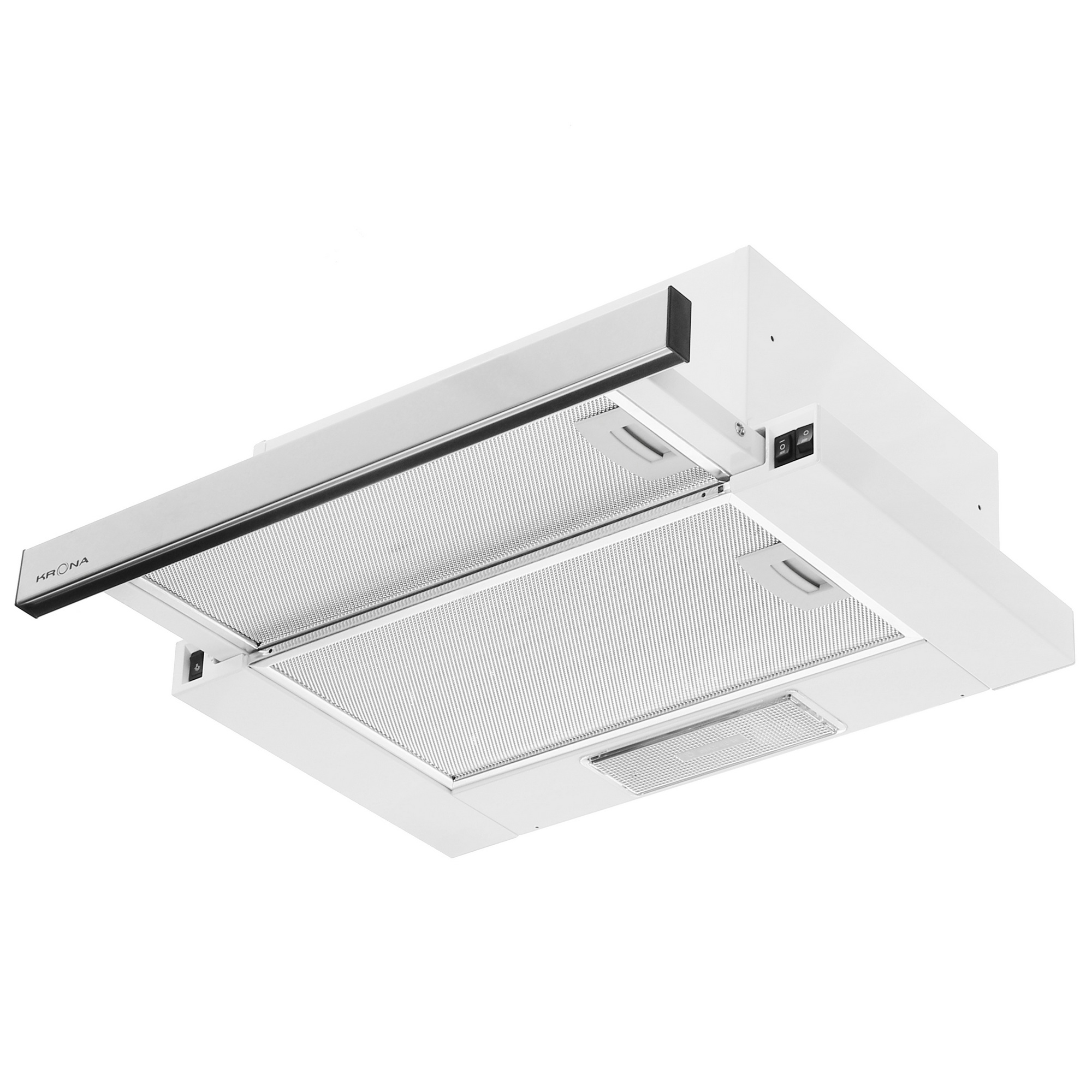 9940316 Вытяжка телескопическая KRONA VITTORIA 500 inox PB белый/серебристый STDN-0139897 - Вид №2