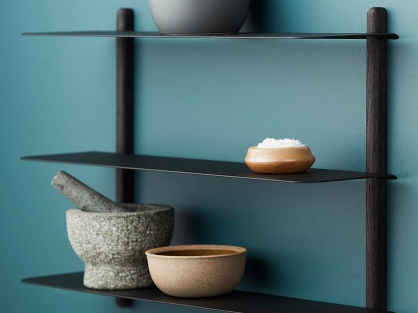 Gejst Настенный книжный шкаф из стали и дерева Nivo 20100 - Вид №5