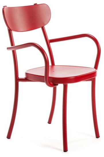 Vermobil Штабелируемый металлический садовый стул с подлокотниками Miami Mi300 - Вид №3