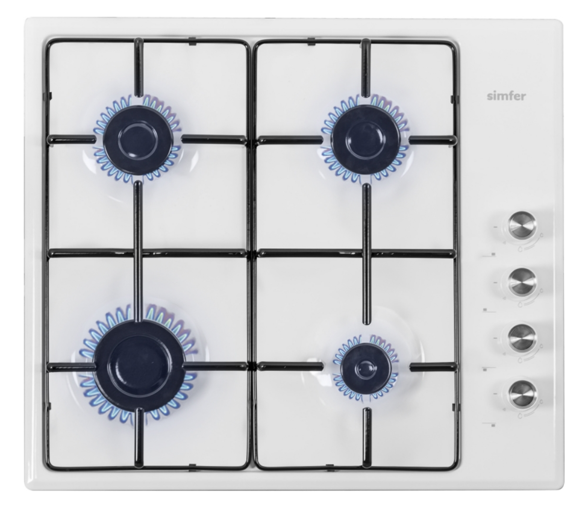 9211441 Газовая варочная поверхность Simfer H60Q40W470 STDN-0044142