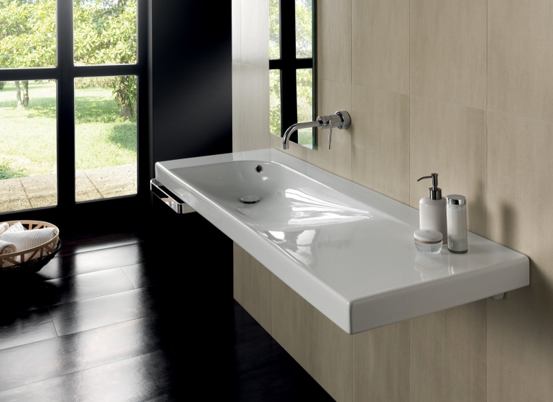 YXF401 G-130 Раковина на 1 отверстие Hatria  - Вид №1