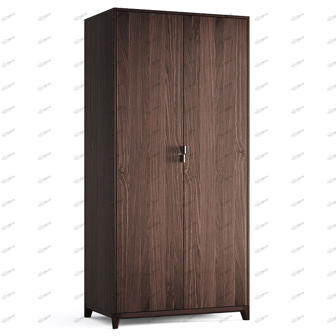 Шкаф двухдверный распашной темный дуб Case №3 THE IDEA  210418 Коричневый 