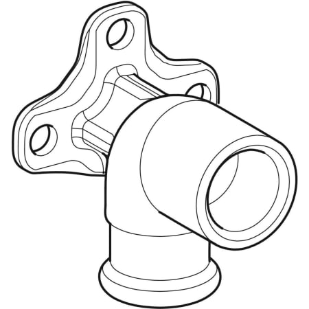 GEBERIT 63457 Водорозетка Geberit Mapress из меди 90°  - Вид №1