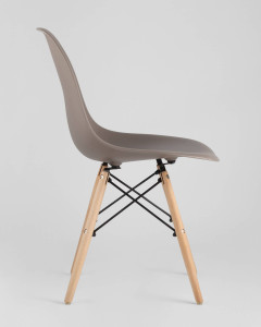 90765421 Кухонный стул 81х41х46 см abs-пластик цвет светло-коричневый Eames STLM-0373935 WWBT