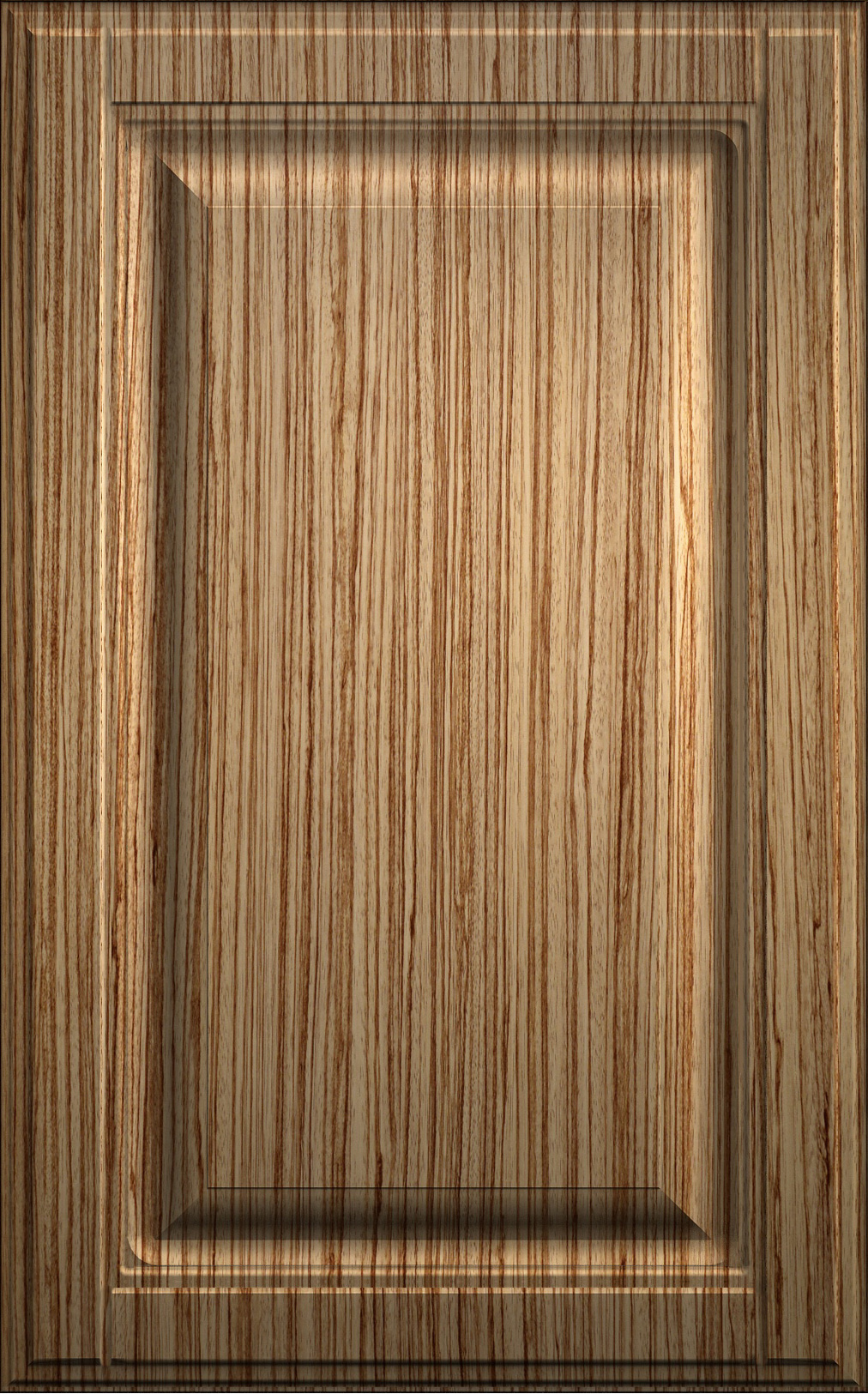 Фасады для кухни Кантри Фрезеровка «Прямоугольник Фолк» Зебрано светлое №125 SIDAK SIST1899-218