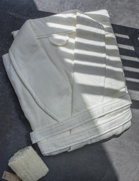 Cinier Хлопковый халат Caresse Ca25000 blanc-l - Вид №1