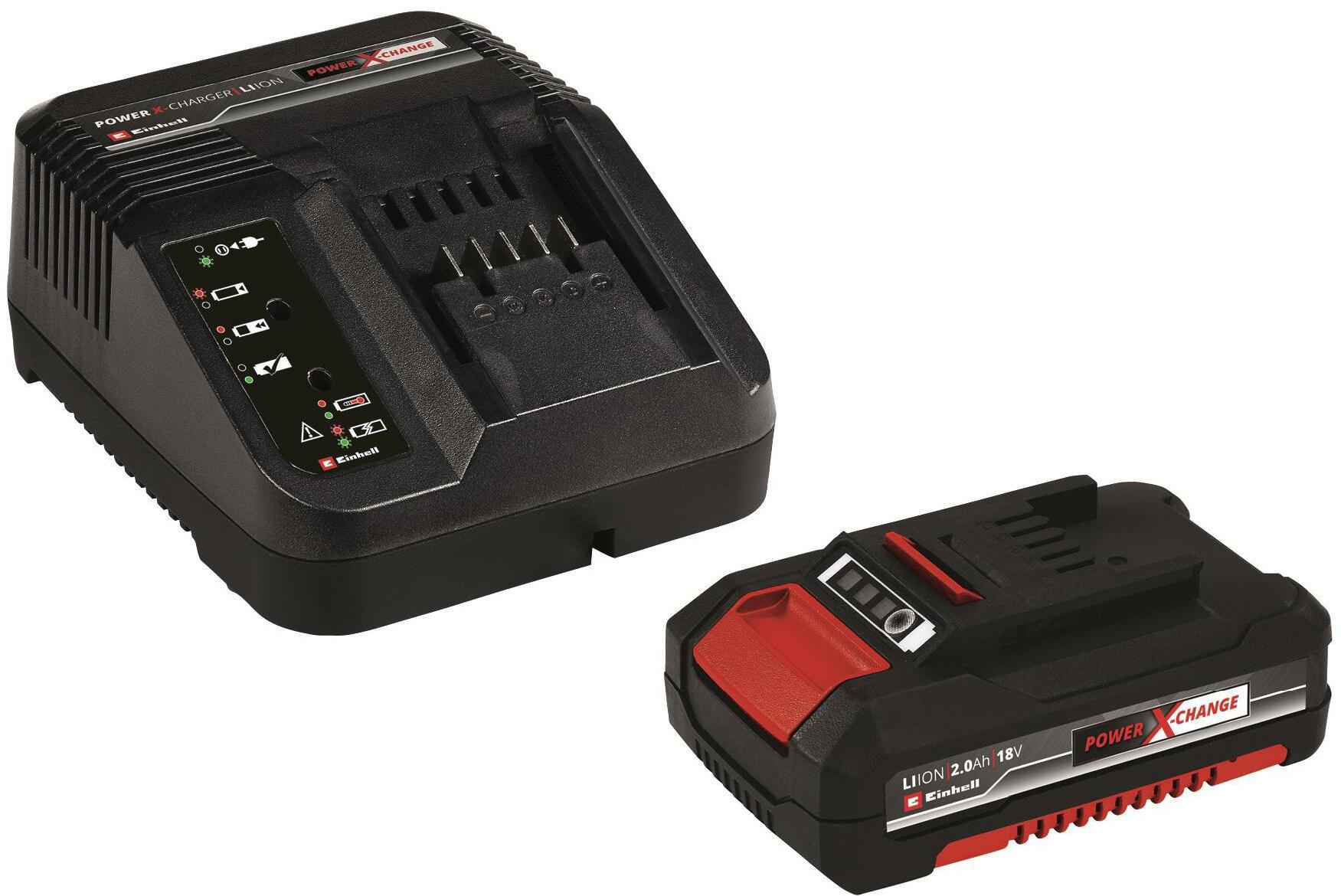 90282613 Комплект зарядного устройства с аккумулятором PXC Starter Kit 18В 2Ач 4512040, 18 В Li-Ion 2 Ач STLM-0167389 EINHELL