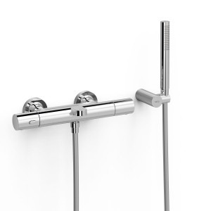 Настенный термостатический смеситель для ванны и душа-19017429 TRES