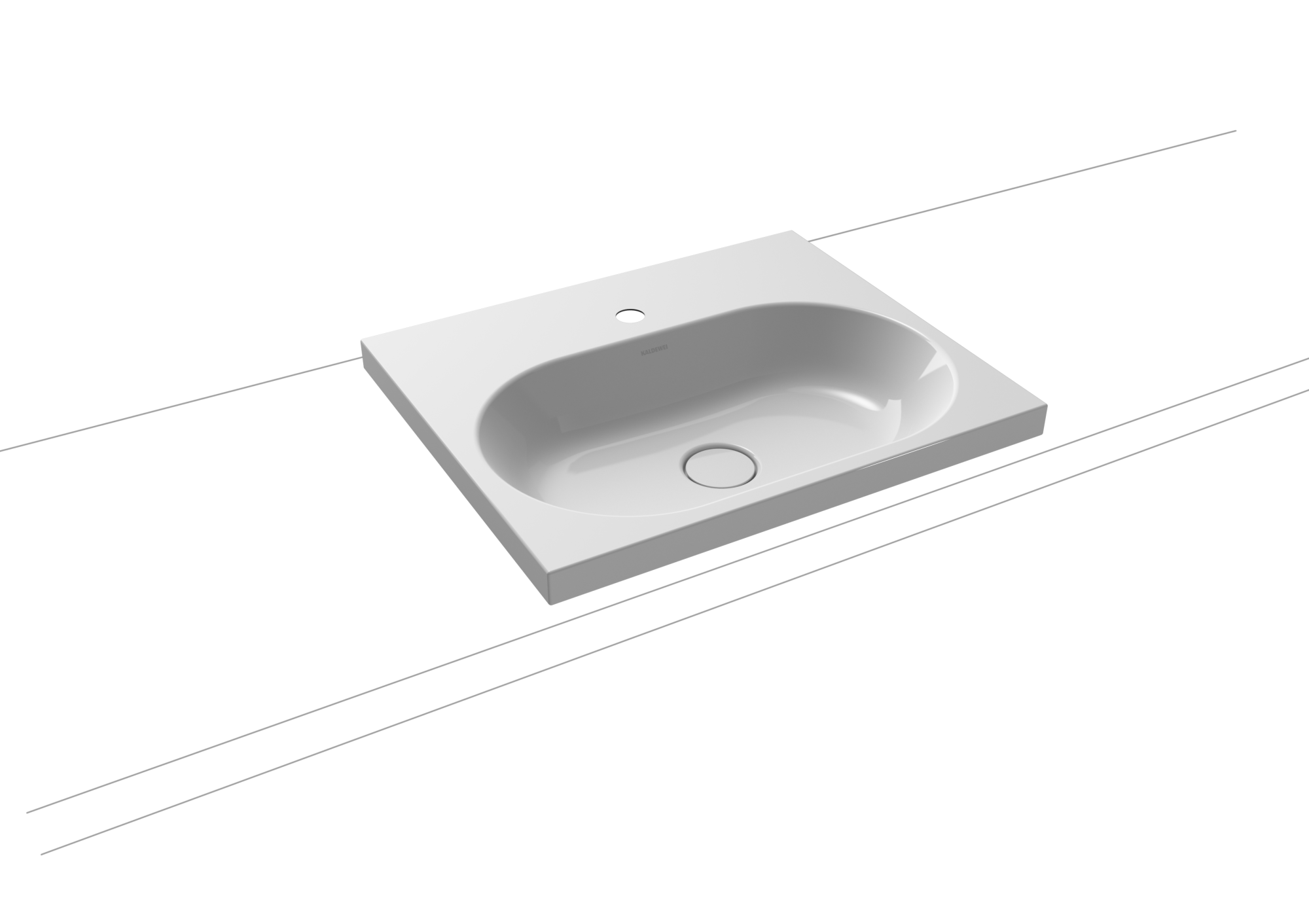 Умывальник KALDEWEI Сталь эмалированная 3055 145 Манхэттен 30553319145