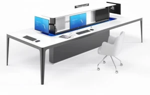 ESTEL GROUP Стол для переговоров из керамики с системой управления кабелями Grand more