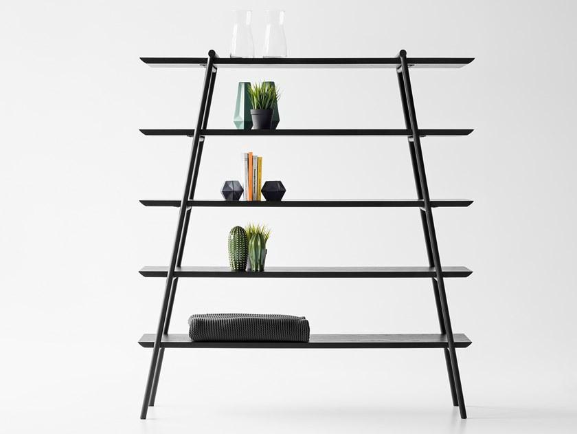 Zegen Открытый двусторонний книжный шкаф из стали и дерева Duoo Santreyd sun-id-1477623 - Вид №4