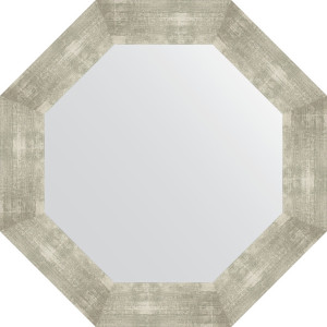 BY 3812 Зеркало в багетной раме - алюминий 90 mm EVOFORM Octagon