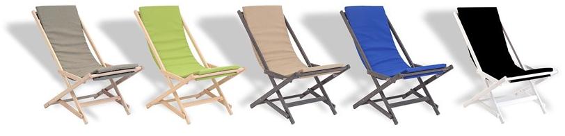 KARN Складной шезлонг из бука Happy design 956 - Вид №3