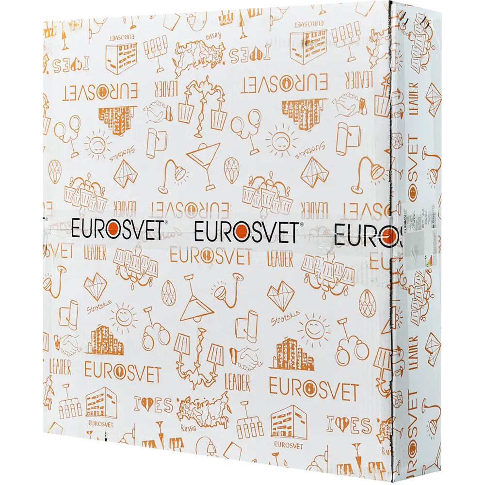 Светильник потолочный светодиодный Eurosvet Caroline 90255/1 с пультом управления, 19 м², регулируемый белый свет, черный 82872414 STLM-2061713  - Вид №8
